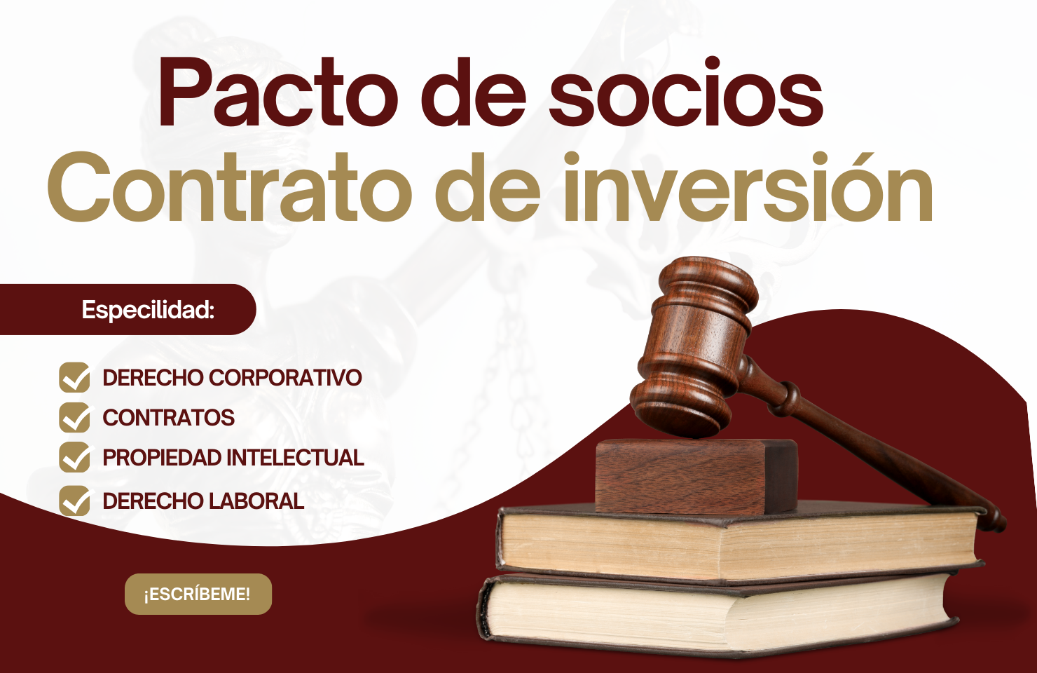 Redacción de pacto de socios y contrato de inversión